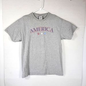 Vintage Womes Genuine Sonoma Jean Co "AMERICA" Tee
